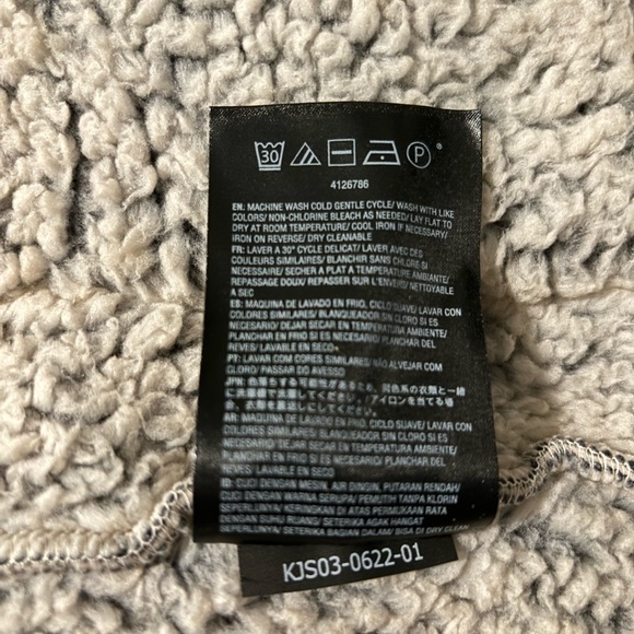 Volcom Sz XS Lived in Lounge Phuz Up Sherpa Zip Hooded Fleece Jacket - Picture 6 of 9